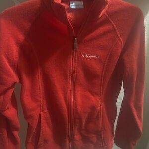 Columbia Vibrant Red Fleece Jacket